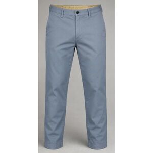 Banana Republic Rapid Movement Chino Pants Mens 35x30 Slim Blue Stretch Office